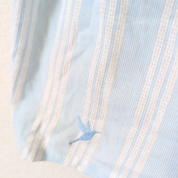 NWT Calypso St Barth Sleep Striped Cotton Tank Top Women's Pajama S Blue White - Picture 7 of 9